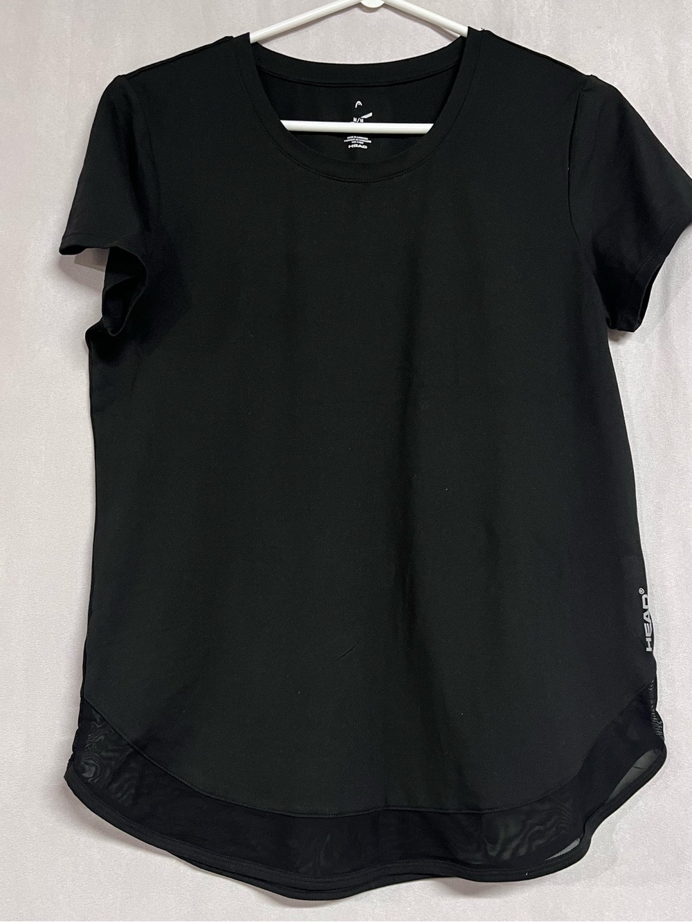 Head Black Short Sleeve Crewneck Performance Tee